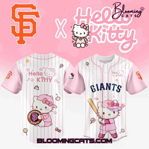 Hello Kitty x San Francisco Giants Pink Jersey for Cute & Loyal Fans