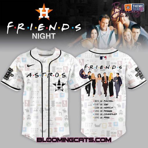 Houston Astros x F.R.I.E.N.D.S Night Game 2025 Limited Edition Jersey