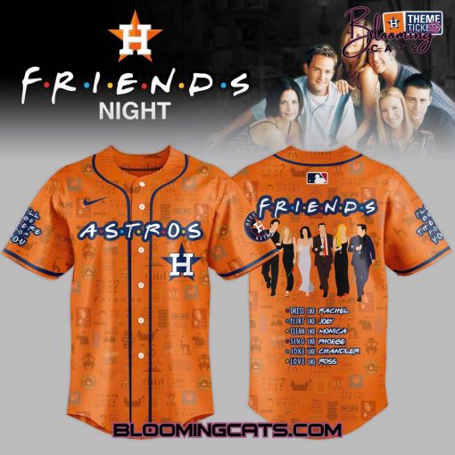 Houston Astros x F.R.I.E.N.D.S Night Game 2025 Limited Edition Jersey
