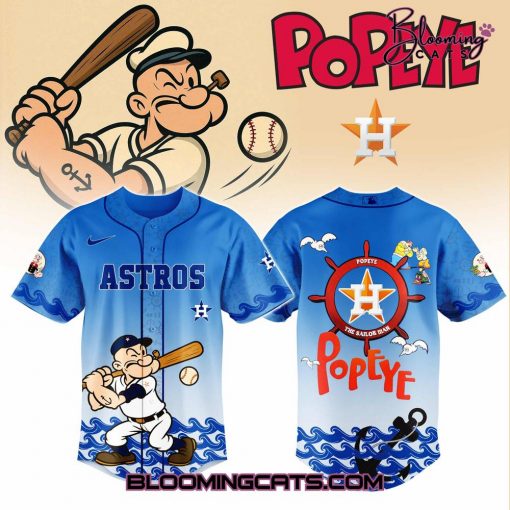 Houston Astros x Popeye 2025 Limited Edition Jersey