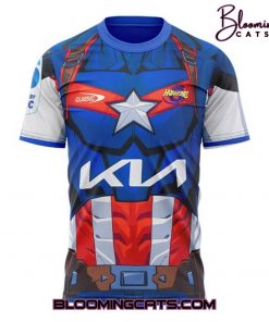 Hurricanes (Rugby Union) x Captain America2025 T-shirt