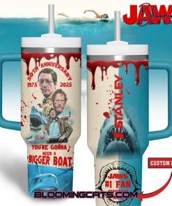 Jaws “50TH ANNIVERSARY” 1975-2025 Stanley Tumbler