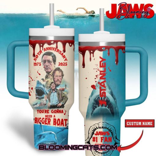 Jaws “50TH ANNIVERSARY” 1975-2025 Stanley Tumbler