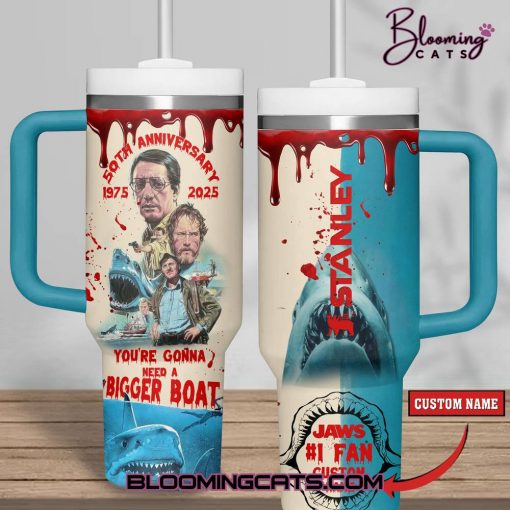 Jaws “50TH ANNIVERSARY” 1975-2025 Stanley Tumbler
