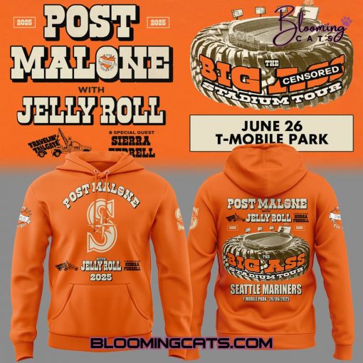 Seattle Mariners x Post Malone with Jelly Roll Hoodie