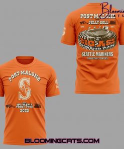 Seattle Mariners x Post Malone with Jelly Roll Shirt