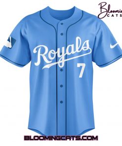 Kansas City Royals Bobby Witt Jr Five Hundred Games In Baseball Jersey
