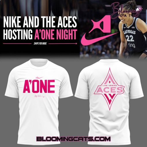 Las Vegas Aces x A’ja Wilson A’ One Night 2025 T-shirt