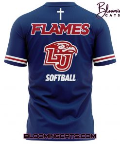 Liberty Lady Flames Praise Be To God JESUS WON TShirt