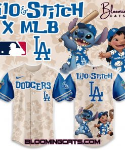 Los Angeles Dodgers x Lilo & Stitch 2025 Baseball Jersey