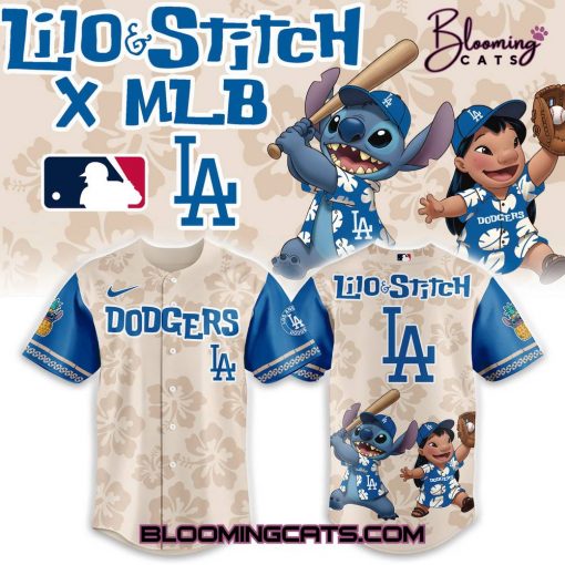Los Angeles Dodgers x Lilo & Stitch 2025 Baseball Jersey