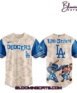 Los Angeles Dodgers x Lilo & Stitch 2025 Baseball Jersey
