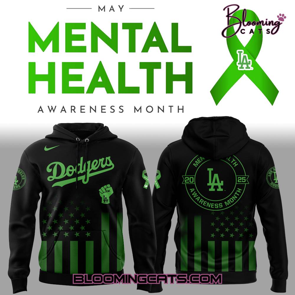 Los Angeles Dodgers x Mental Health Awareness Month 2025 Hoodie Los Angeles Dodgers x Mental Health Awareness Month 2025 Hoodie