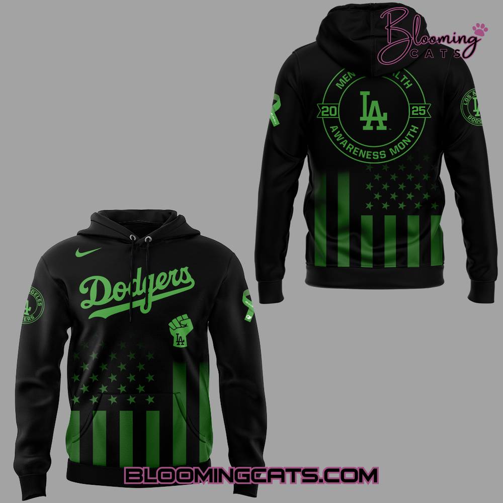 Los Angeles Dodgers x Mental Health Awareness Month 2025 Hoodie Los Angeles Dodgers x Mental Health Awareness Month 2025 Hoodie