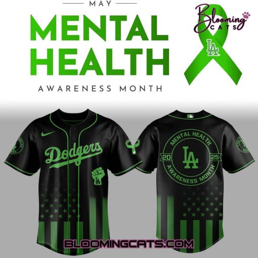Los Angeles Dodgers x Mental Health Awareness Month 2025 Jersey