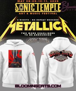 Metallica Music Concert Sonic Temple Limited Edition Hoodie