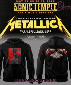 Metallica Music Concert Sonic Temple Limited Edition Hoodie