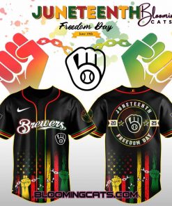Milwaukee Brewers x Juneteenth Day 2025 Jersey