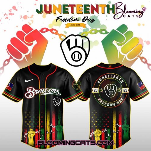 Milwaukee Brewers x Juneteenth Day 2025 Jersey