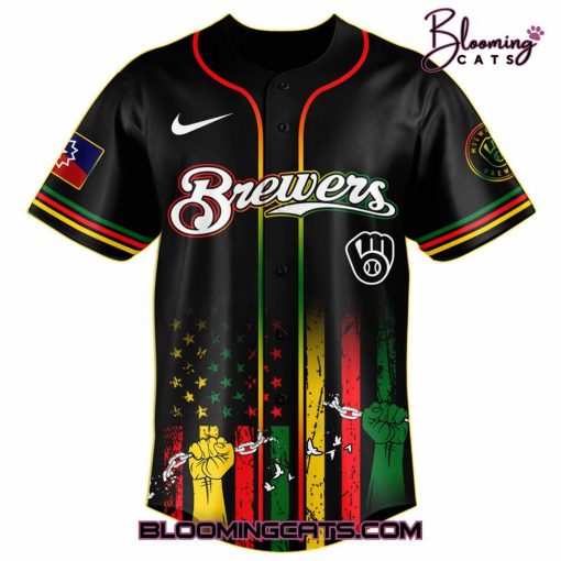 Milwaukee Brewers x Juneteenth Day 2025 Jersey