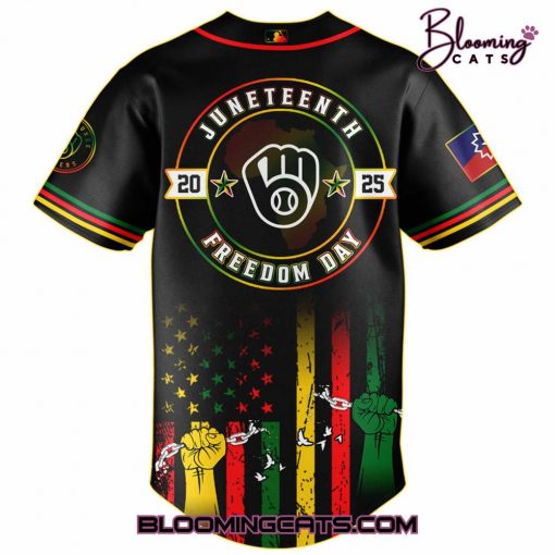 Milwaukee Brewers x Juneteenth Day 2025 Jersey