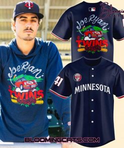 Minnesota Twins Joe Ryan x Homage x Grateful Dead Navy Jersey