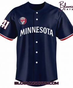 Minnesota Twins Joe Ryan x Homage x Grateful Dead Navy Jersey