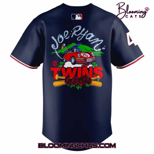 Minnesota Twins Joe Ryan x Homage x Grateful Dead Navy Jersey