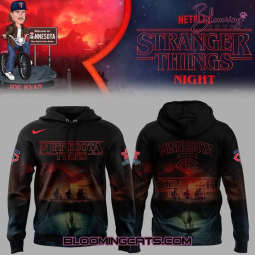Minnesota Twins x Stranger Things Night Hoodie