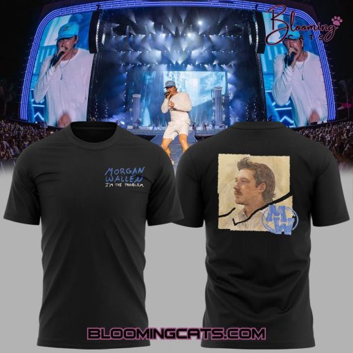 Morgan Wallen Tour 2025 Merch Black Shirt