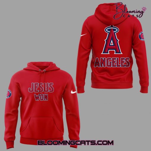 LA Angels x Jesus Won 2025 Limited Edition Hoodie