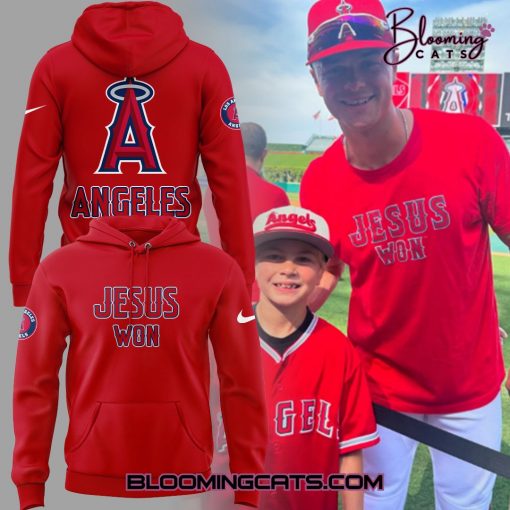 LA Angels x Jesus Won 2025 Limited Edition Hoodie
