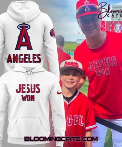 LA Angels x Jesus Won 2025 Limited Edition Hoodie