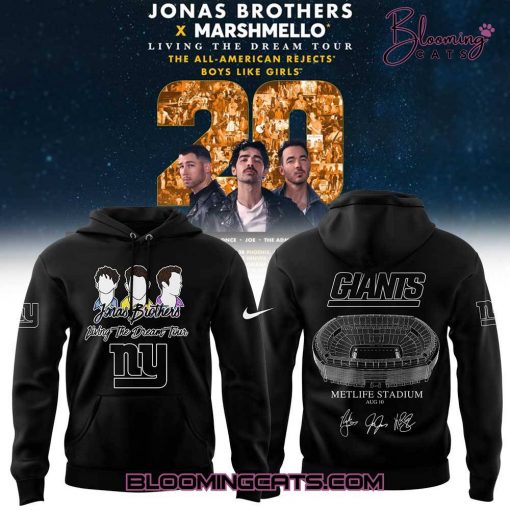 New York Giants “Jonas20: Living the Dream Tour” Hoodie
