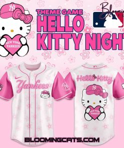New York Yankees x Hello Kitty Night 2025 Baseball Jersey