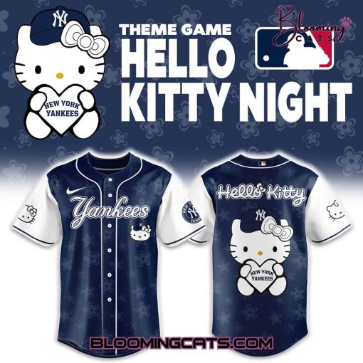 New York Yankees x Hello Kitty Night 2025 Baseball Jersey
