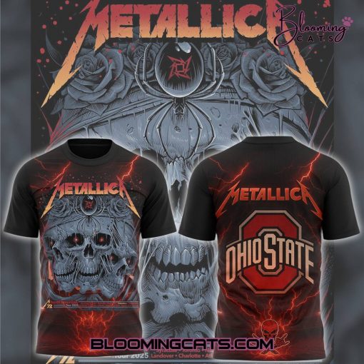 Ohio State Buckeyes x Metallica Music Concert Sonic Temple T-shirt