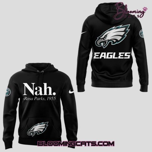Philadelphia Eagles x Jalen Hurts “Nah. Rosa Park 1955” Black Hoodie