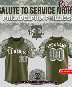Philadelphia Phillies x 2025 Salute to Service Night Jersey