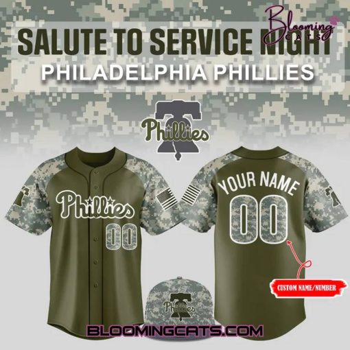 Philadelphia Phillies x 2025 Salute to Service Night Jersey