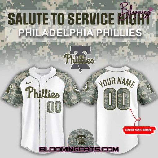 Philadelphia Phillies x 2025 Salute to Service Night Jersey