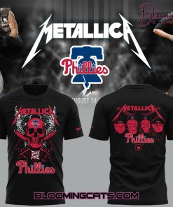 Philadelphia Phillies x Metallica 2025 Tshirt