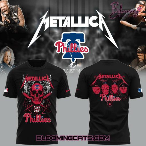Philadelphia Phillies x Metallica 2025 T-shirt