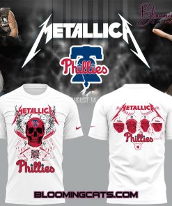 Philadelphia Phillies x Metallica 2025 T-shirt