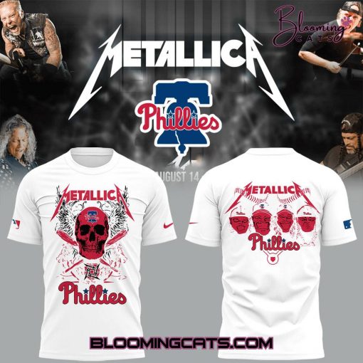 Philadelphia Phillies x Metallica 2025 T-shirt