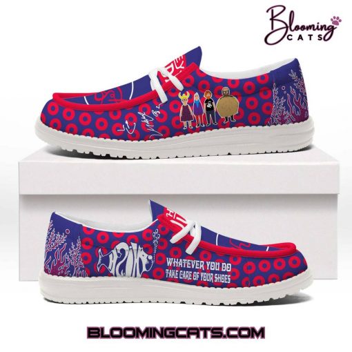Phish “WHATEVER YOU DO TAKE CARE OF YOUR SHOES” Hey Dude Shoes