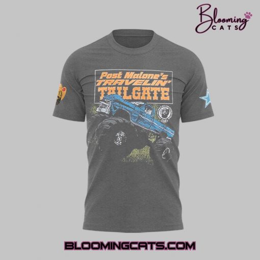 Post Malone Merch Tour 2025 Gray Shirt