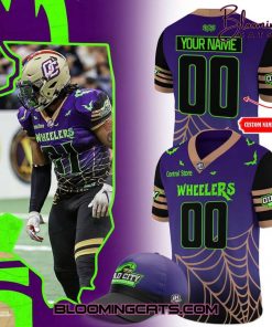 Quad City Steamwheelers Halloween Limited Edition Football Jersey