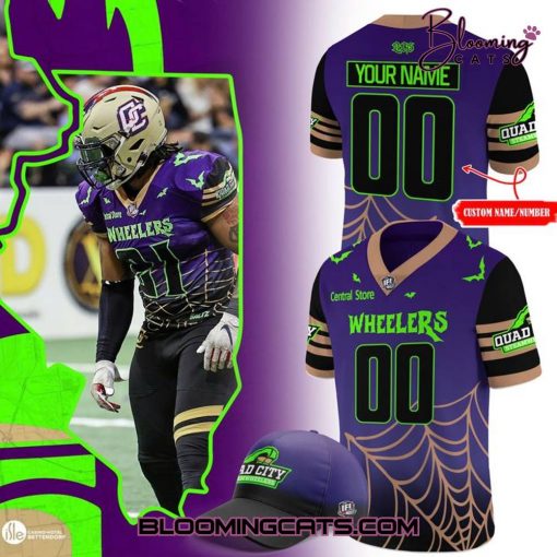 Quad City Steamwheelers Halloween Limited Edition Football Jersey