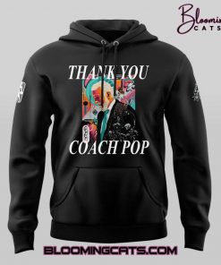 San Antonio Spurs Thank you Gregg Popovich 2025 Hoodie